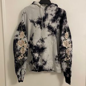Civil Regime x Champion Tie Dye Rose Embroidered Hoodie